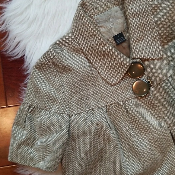 Tweed style crop blazer - Picture 3 of 3